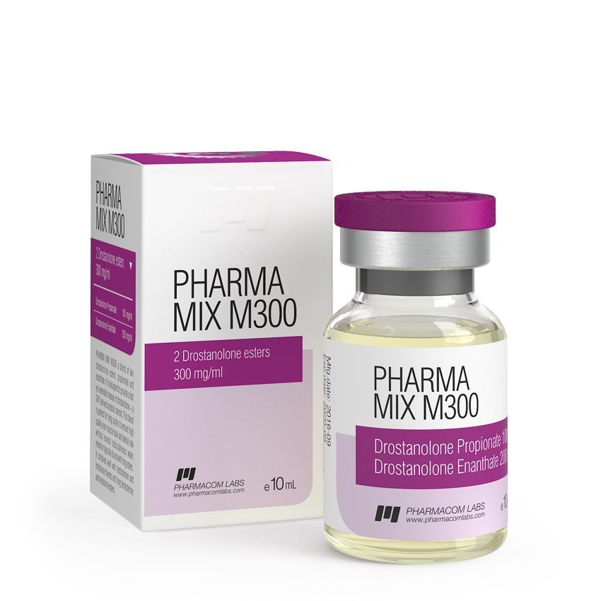 Pharmacom Pharma Mix M 300 Drostanolone Propionate 100 mg/ml Drostanolone Enanthate 200mg/ml: 10ml/Vial,300 mg/ml